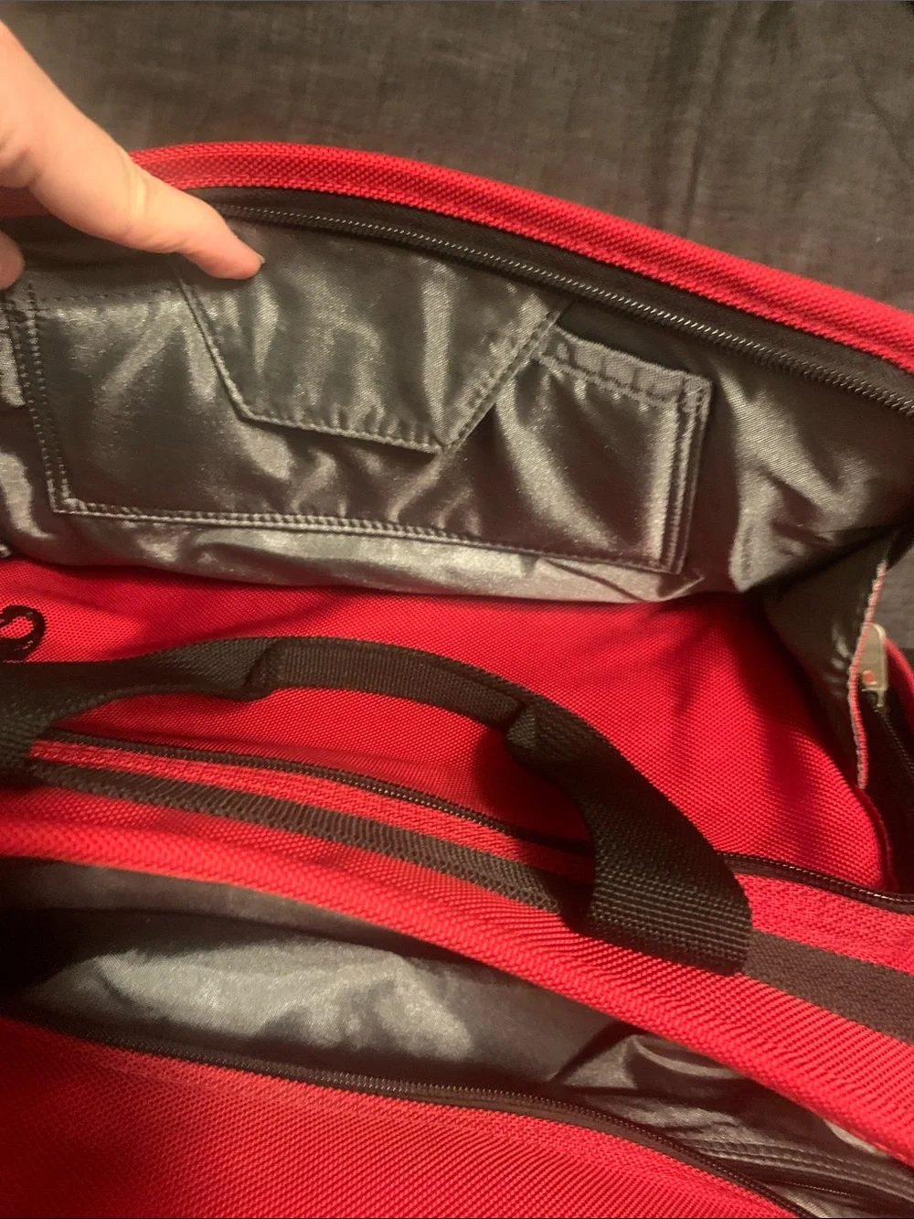 Victorinox by Swiss Army Knife Red Travel Bag with Black Handles